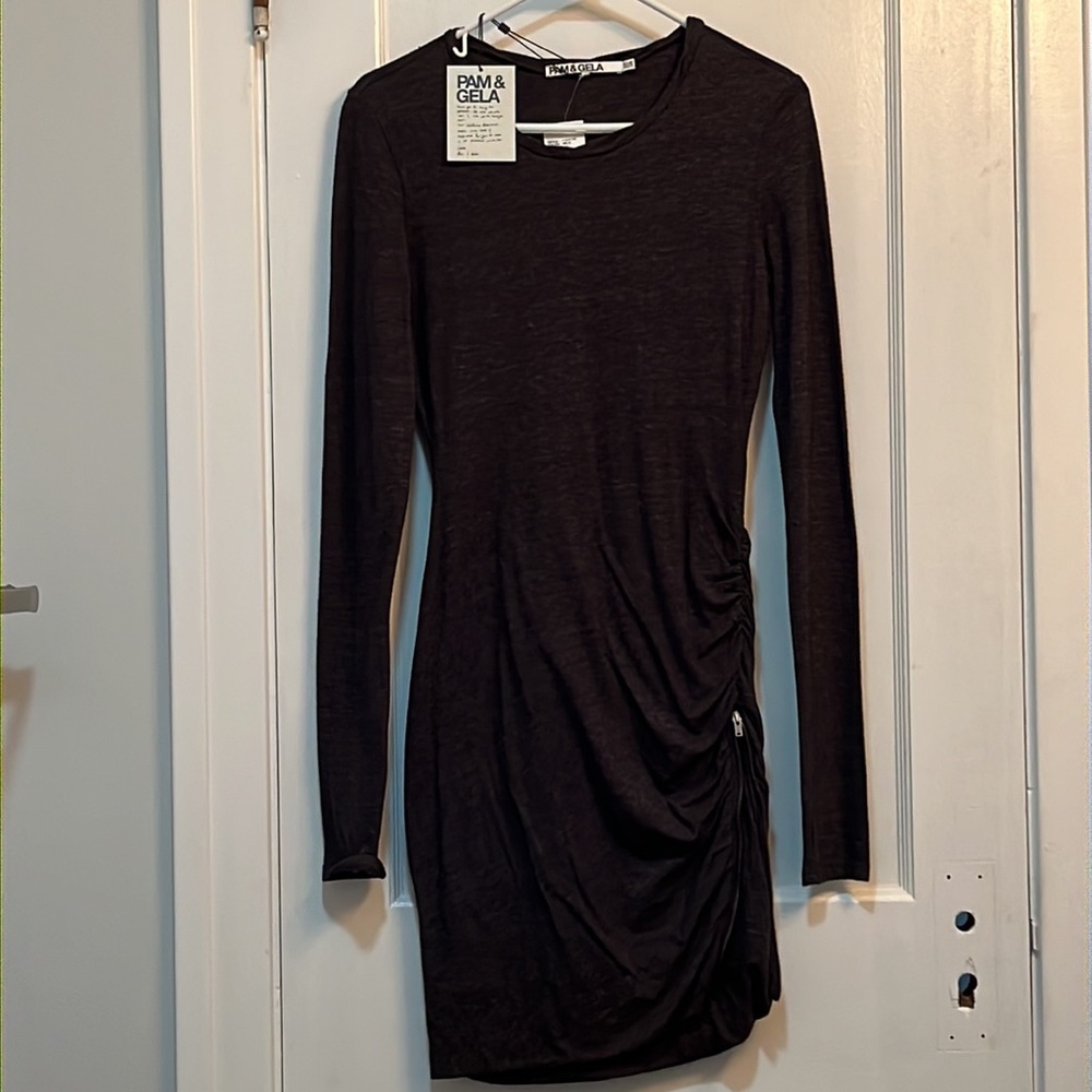 Pam & Gela Long Sleeve dress NWT
